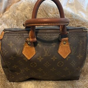 Louis Vuitton Brown Monogram Satchel 25 in VGC